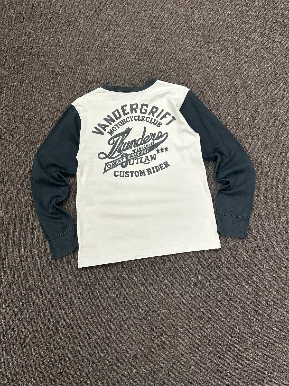 S)Japanese vintage 그래픽 헨리넥 롱슬리브 상품이미지4