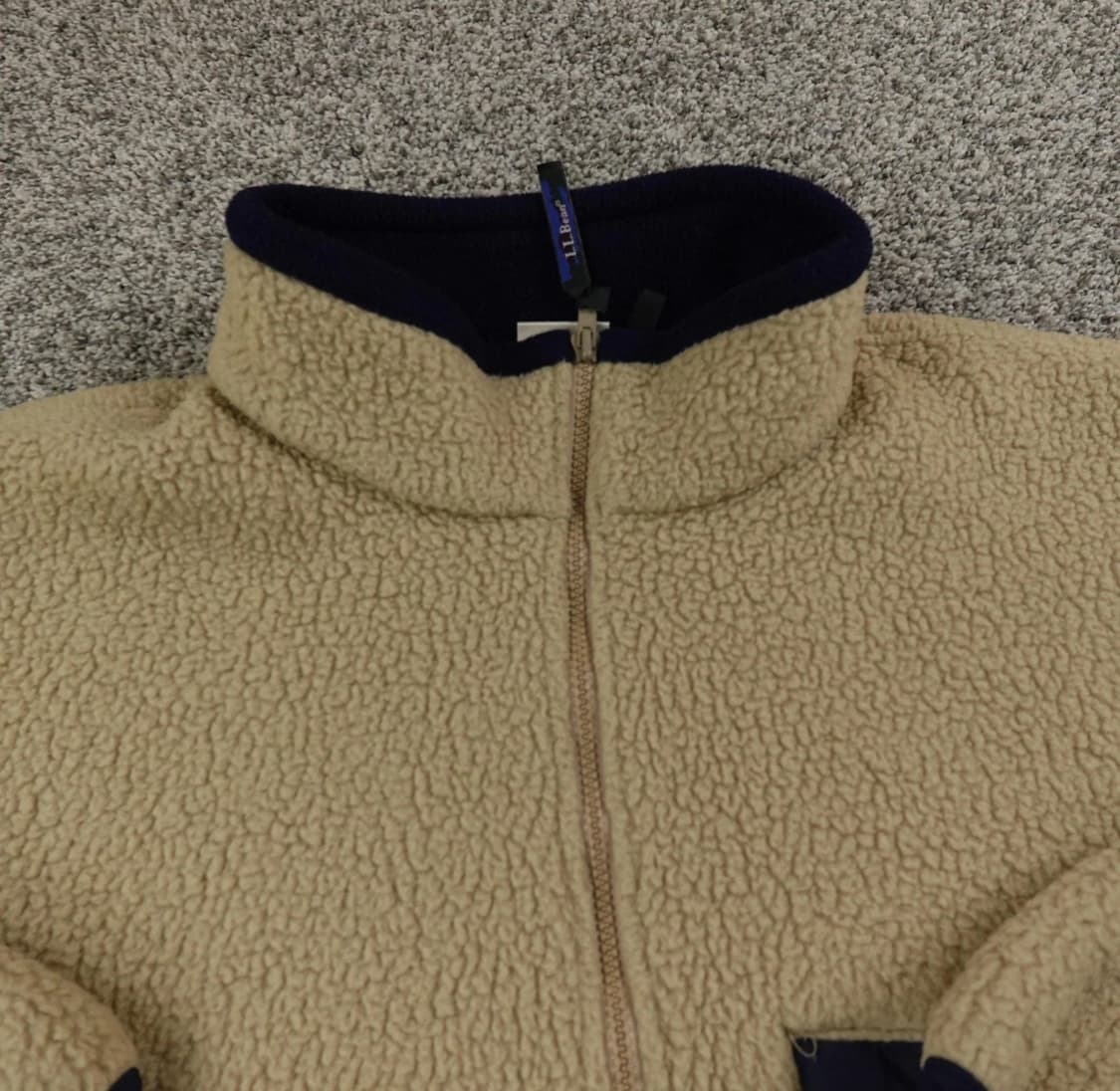 80s 엘엘빈 플리스 풀오버 내츄럴 L (데드스탁급) 상품이미지4