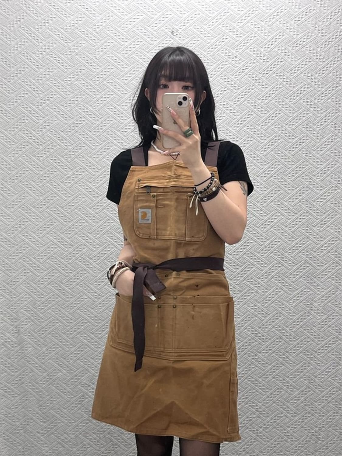 칼하트 빈티지 캐주얼 캔버스 워크 앞치마 C11280 상품이미지1
