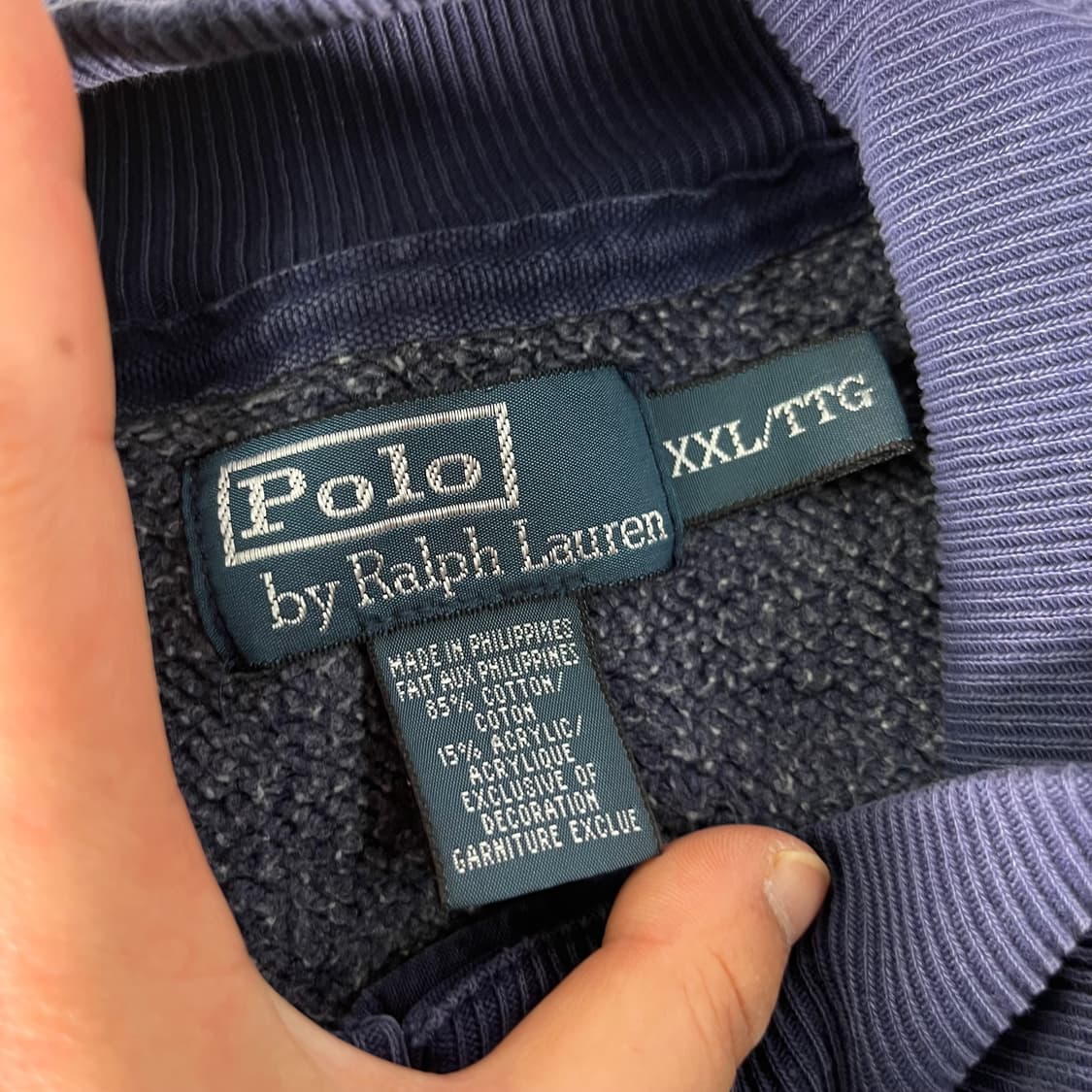110 폴로랄프로렌 반집업 버튼 맨투맨 상품이미지4