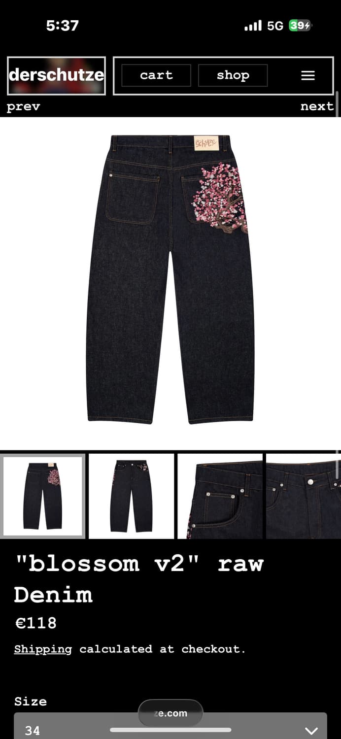 derschutze 벚꽃데님 상품이미지3