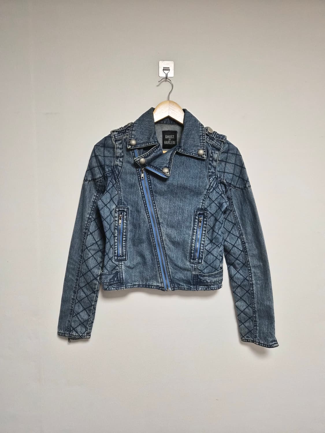 고스트오브할렘 데님 라이더 자켓 Free - J59 상품이미지1
