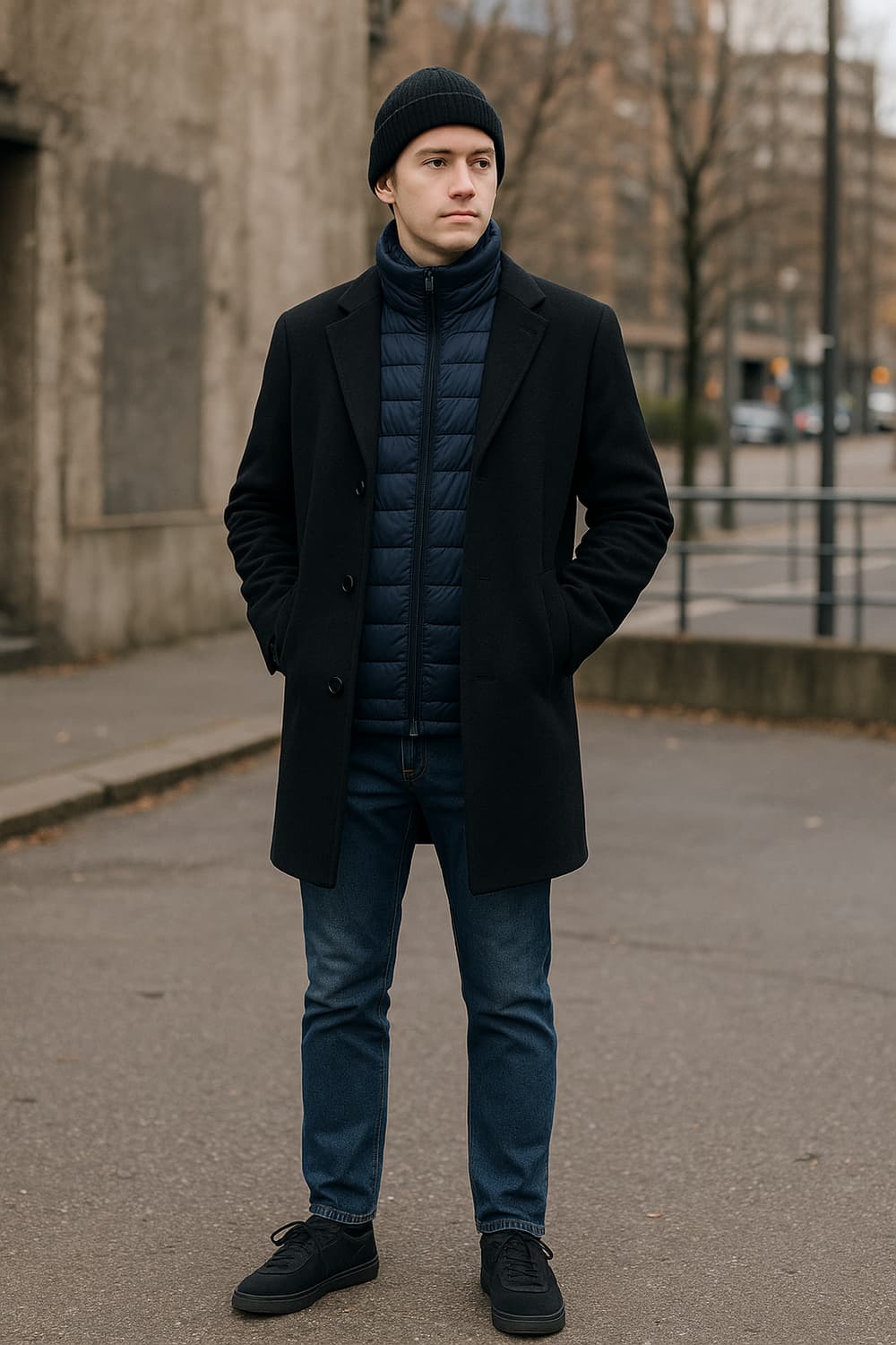 (세탁완료) 유니클로 초경량 다운 패딩 딥네이비 M 95 상품이미지1