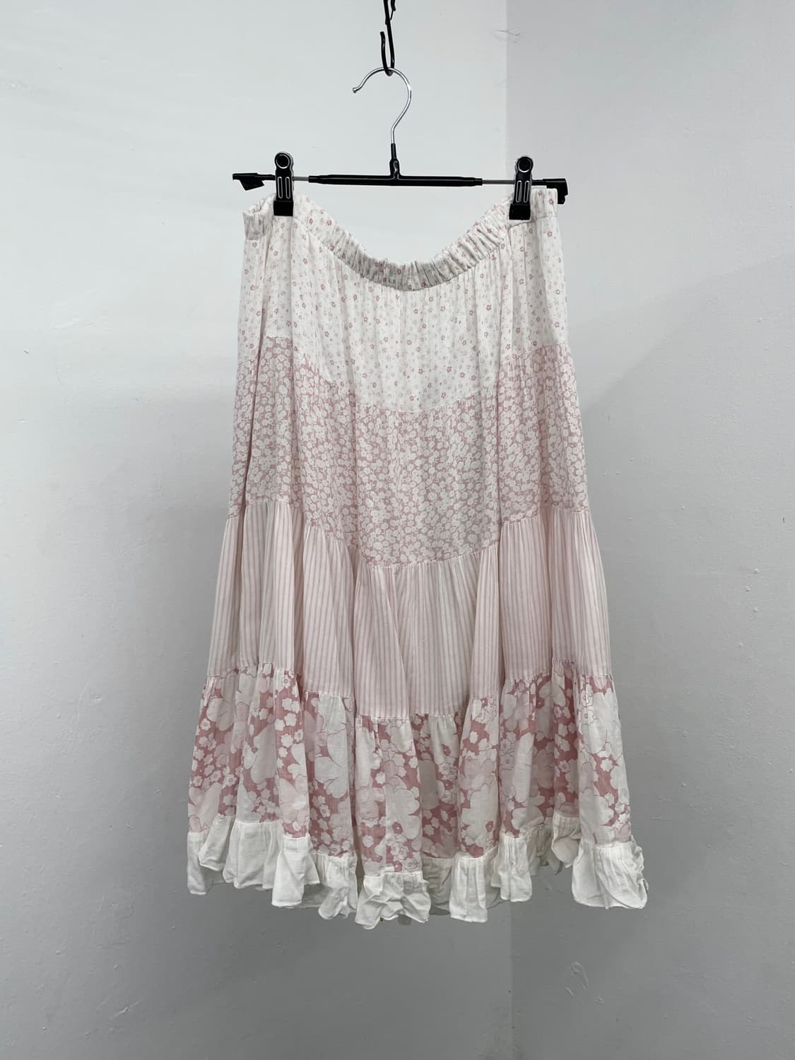 사쿠라 핑크 캉캉 롱 스커트 상품이미지1