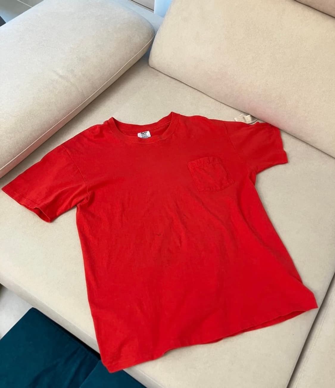 90s hanes sun faded pocket T shirts 상품이미지9