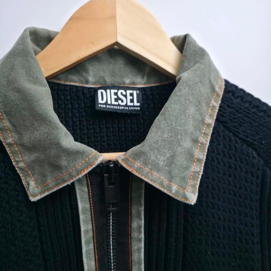 [L] 디젤 하프 집업 니트 상품이미지4