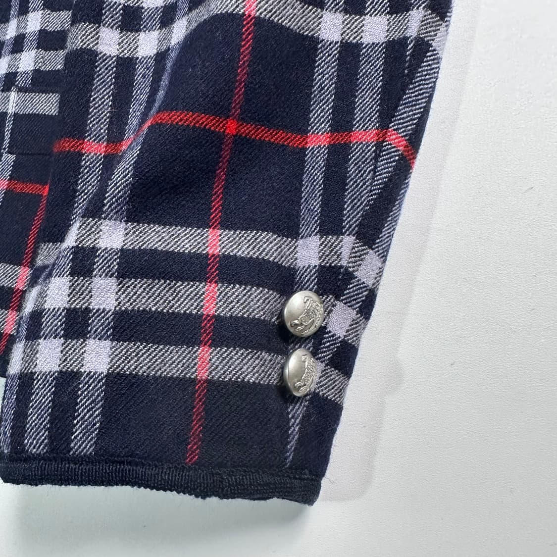 버버리 노바체크 울 은장 자켓    상품이미지4