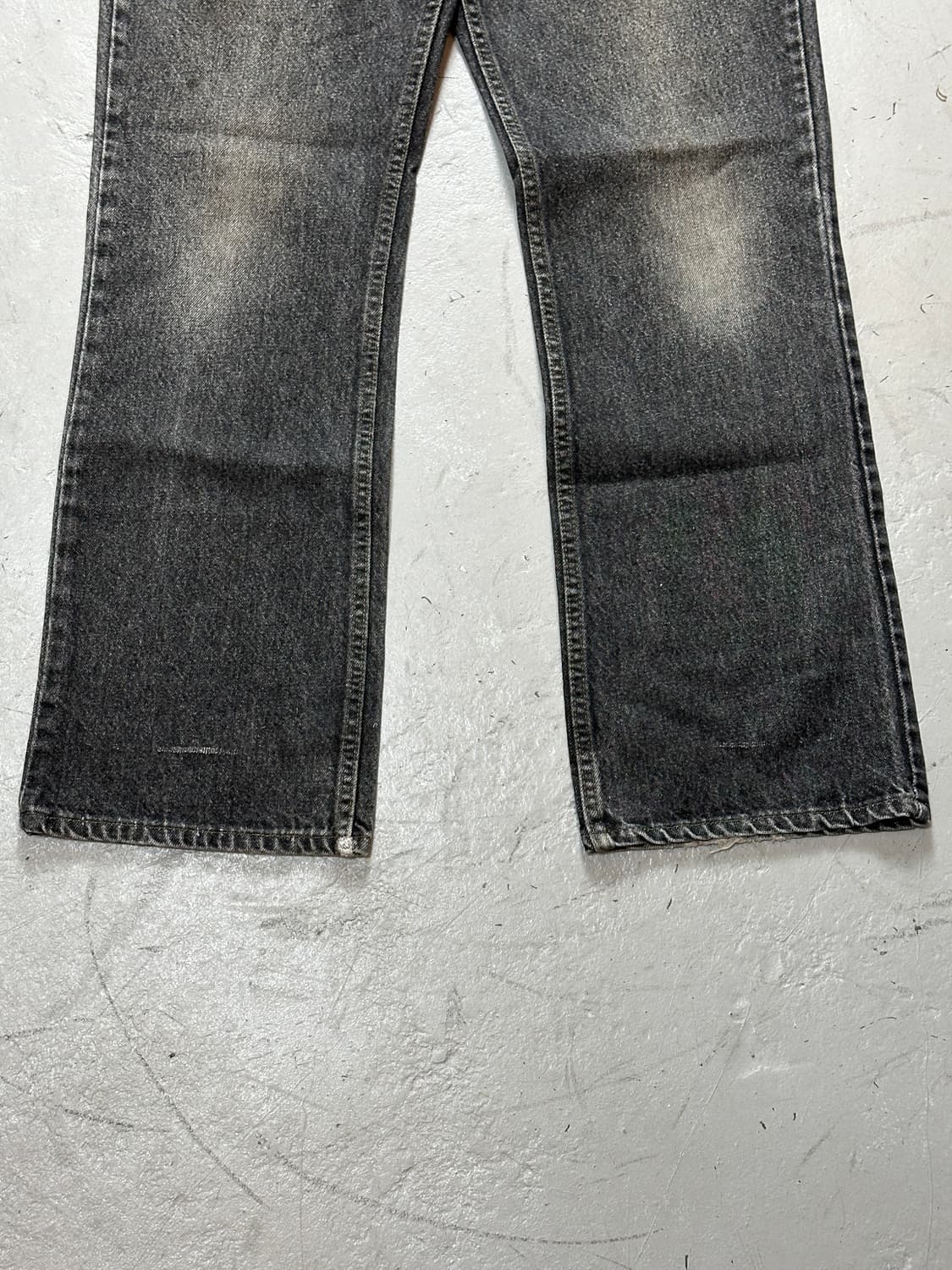 90's USA Made 리바이스 517 블랙 부츠컷 플레어진 상품이미지7