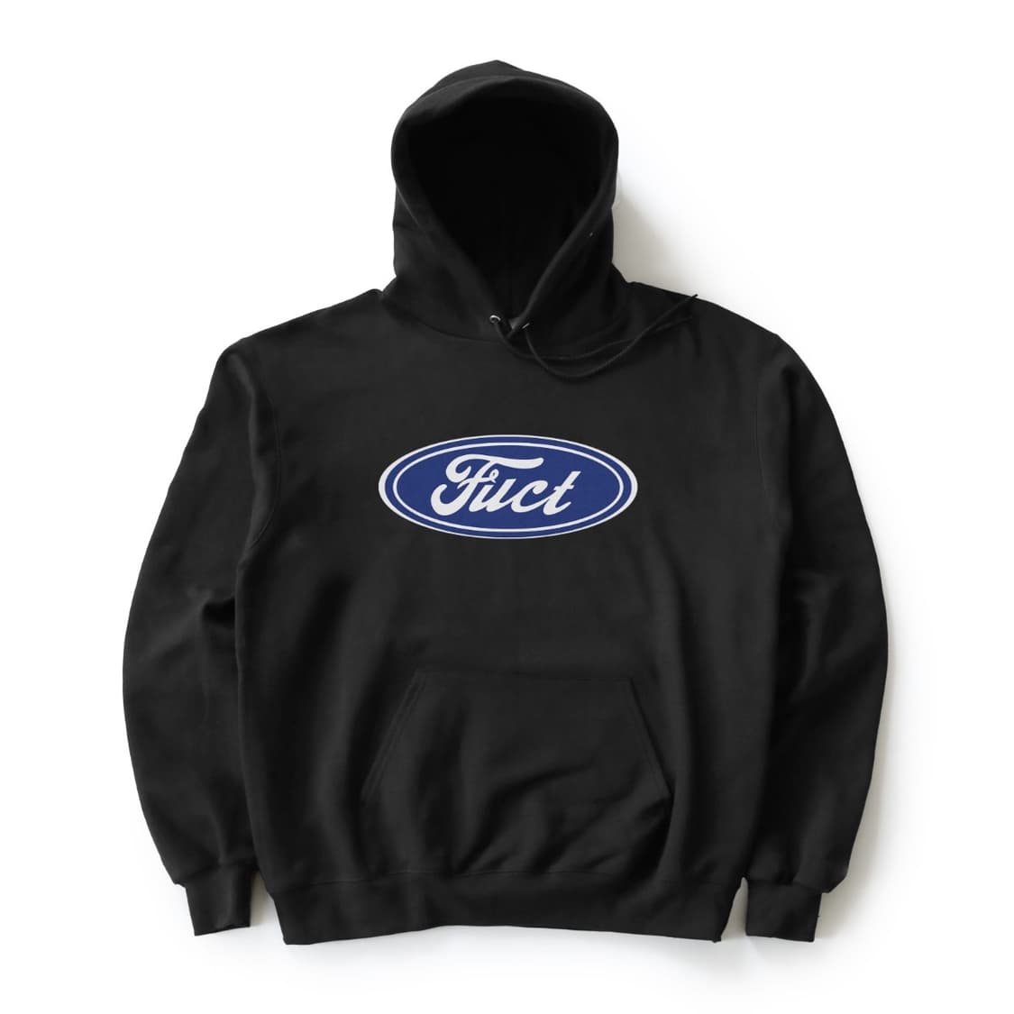 FUCT OVAL LOGO HOODIE BLACK 상품이미지1