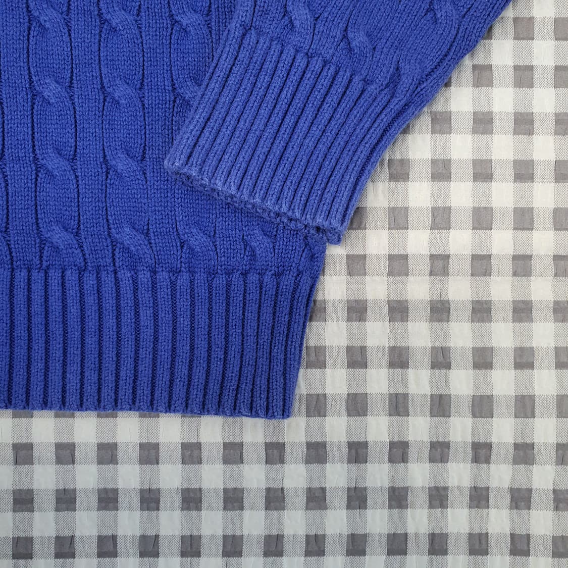 폴로 랄프로렌 케이블 면니트 남자95 상품이미지5