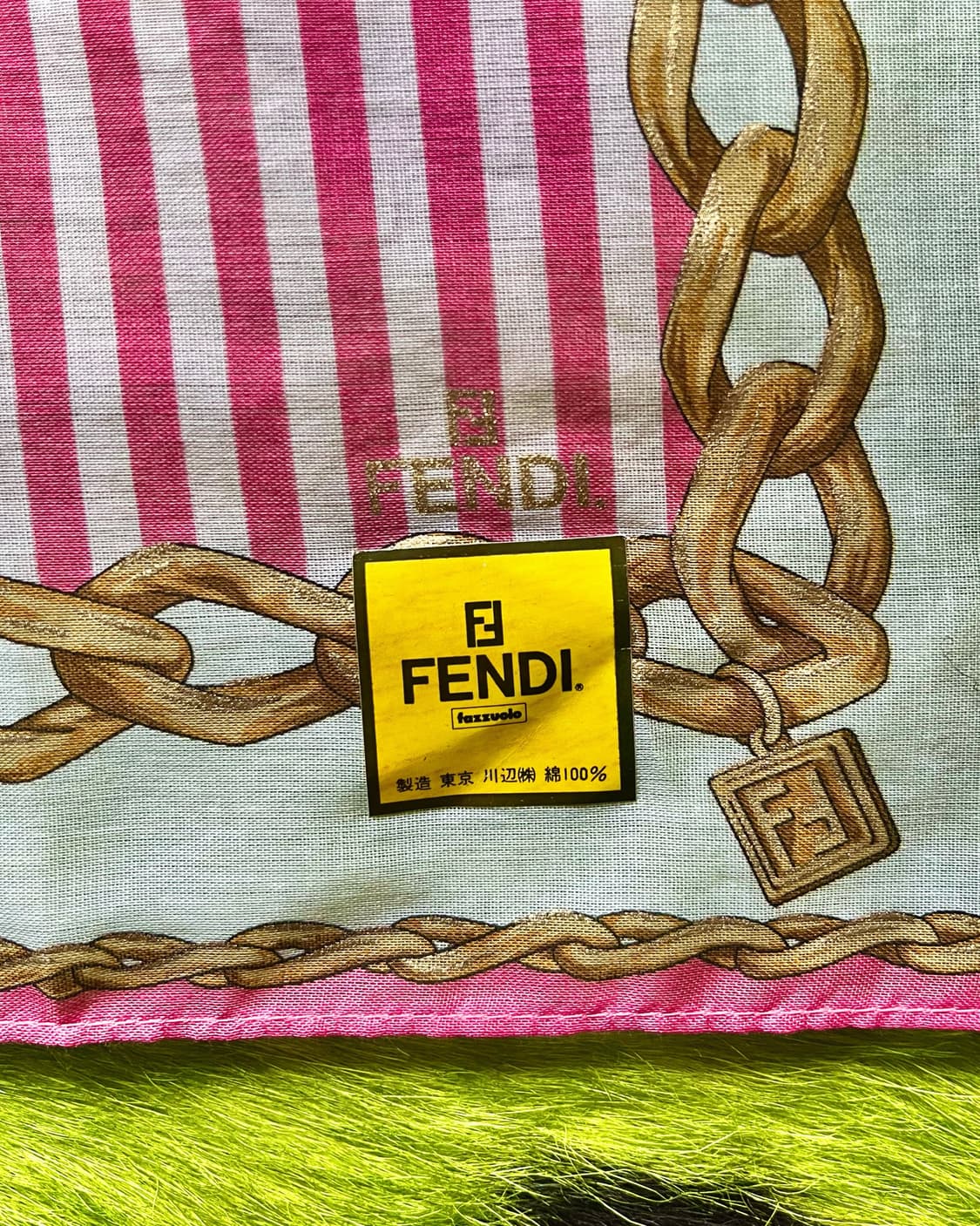 1980-90s Old FENDI Archive Bandana Scarf 상품이미지9