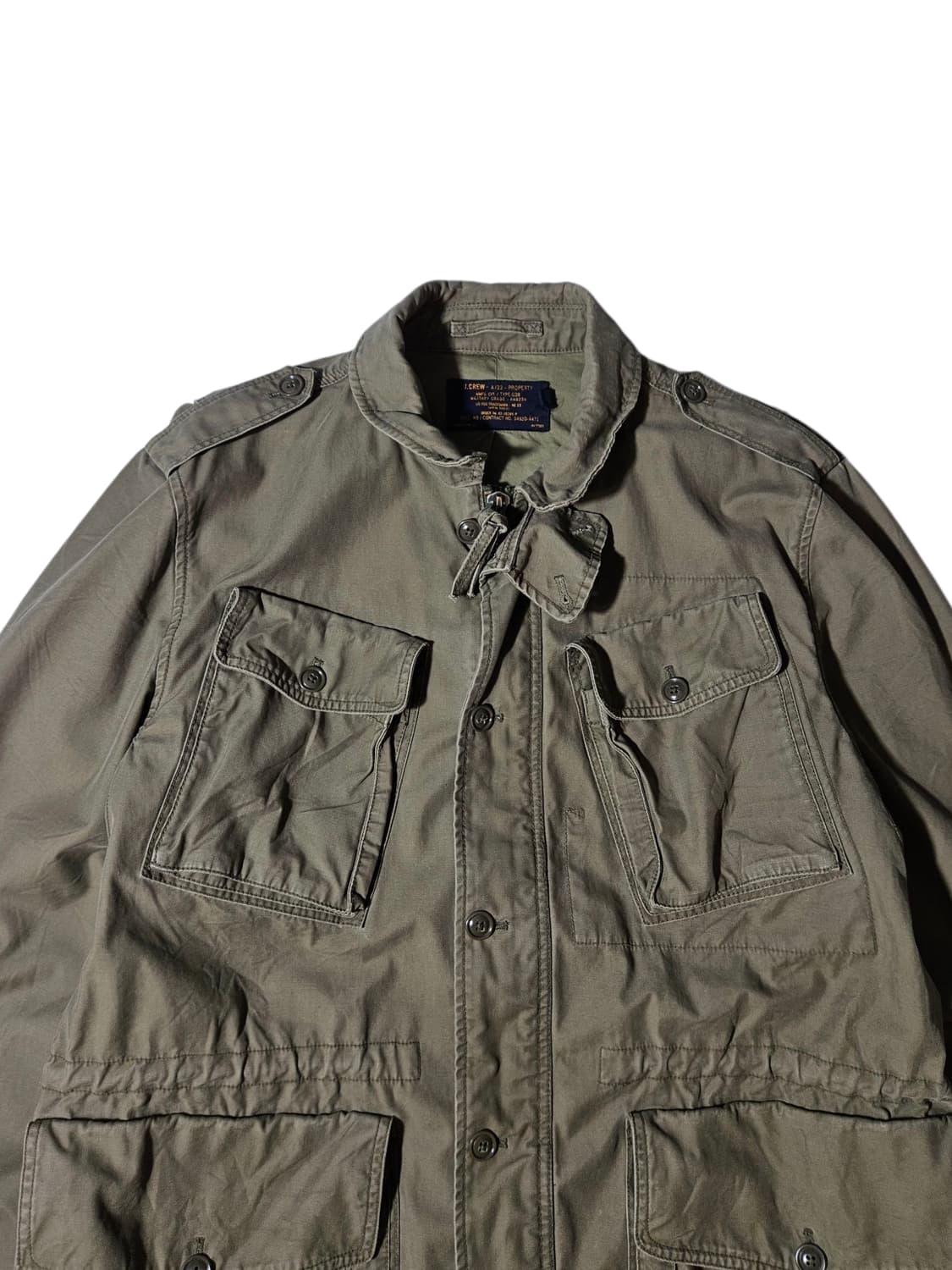 제이크루 J.CREW 영국군 컴뱃자켓 밀리터리 필드자켓 XL 상품이미지2