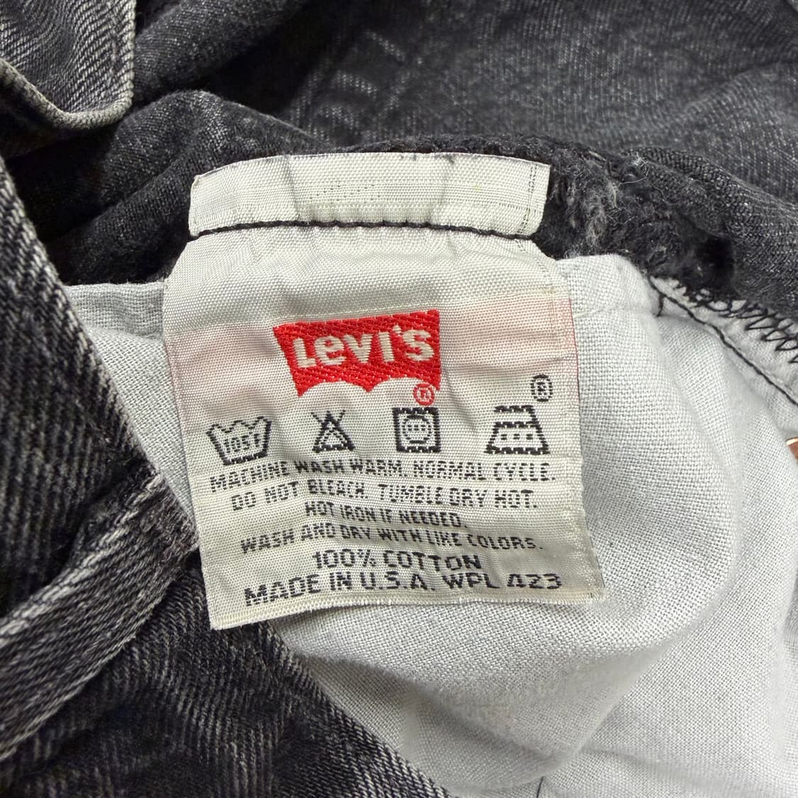 90s USA 빈티지 리바이스 501 블랙 W34 L30 상품이미지10