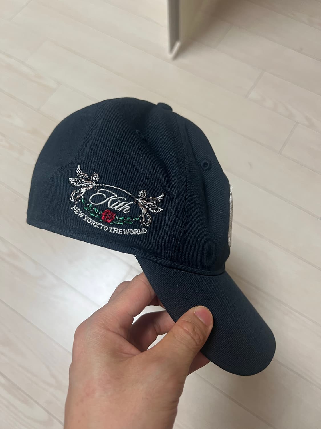 키스 x 뉴에라 뉴욕 메츠 나일론 9피프티 A프레임 블랙 상품이미지4