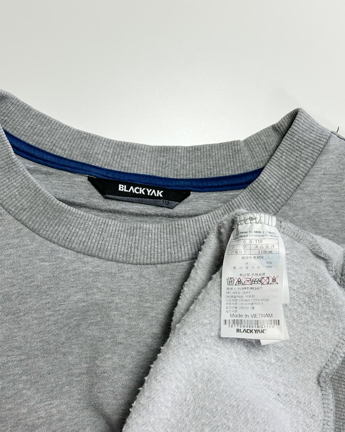블랙야크 약기모 맨투맨 상품이미지3