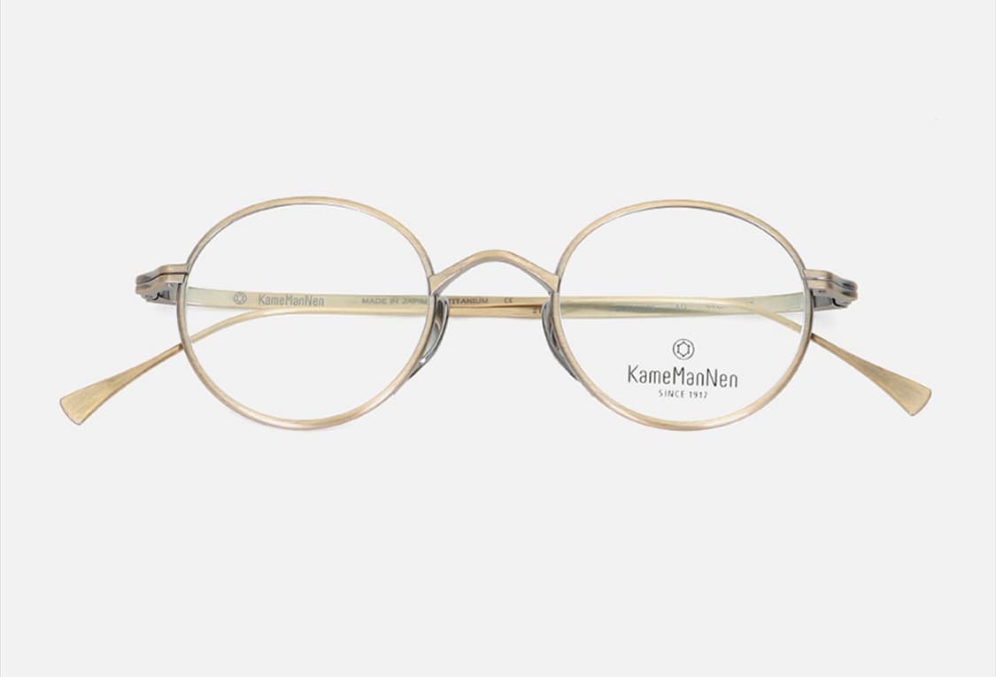 가메만넨 102 엔틱 골드 티타늄 안경 판매합니다. 상품이미지1