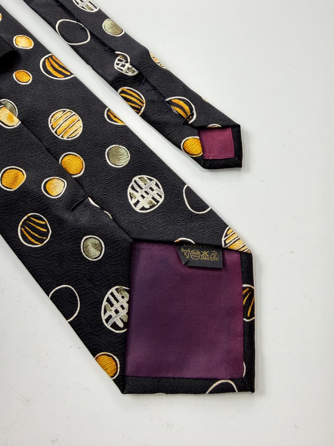 luciano pavarotti 실크 넥타이 9.7cm 상품이미지5