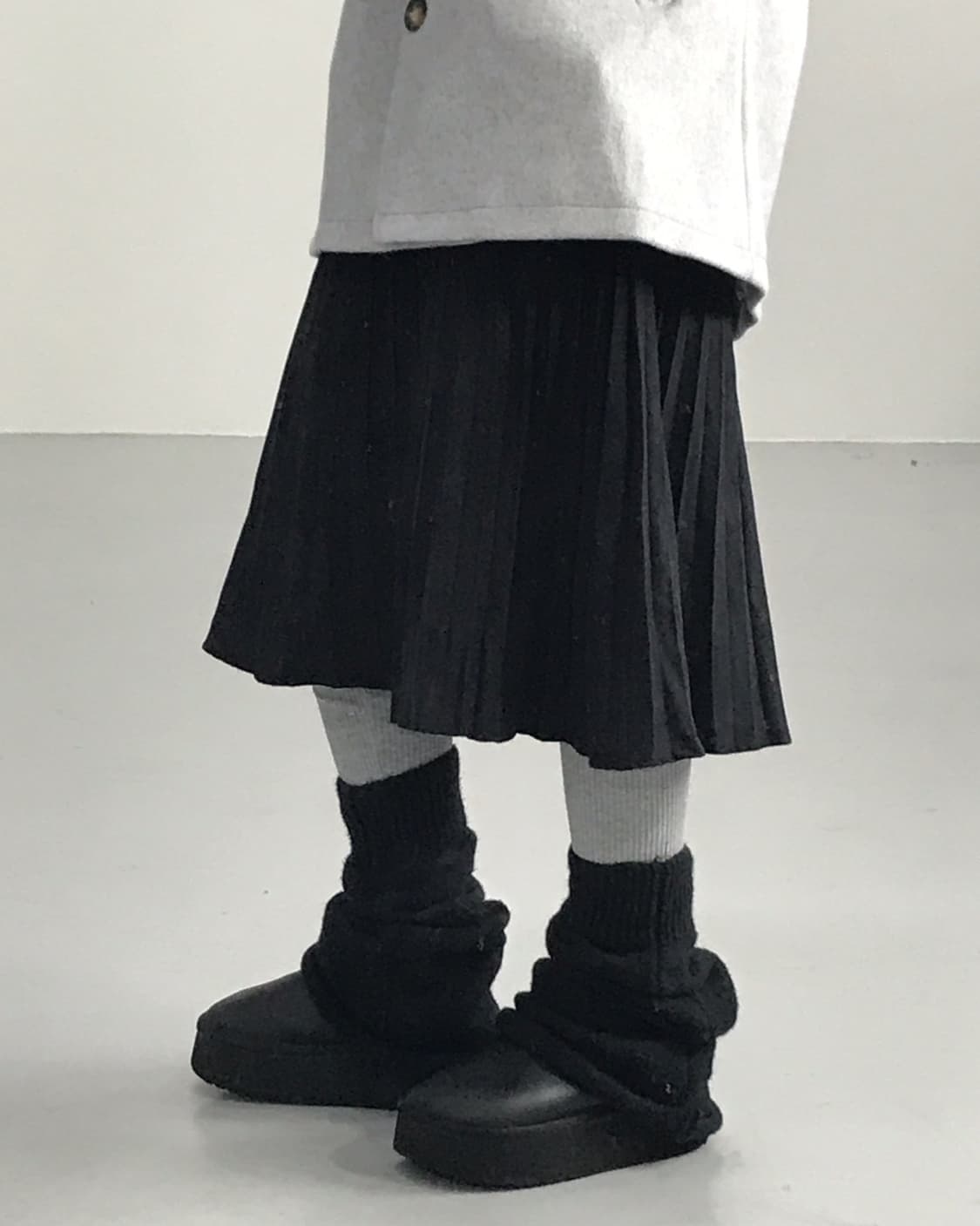 A.v.v Standard Poly Midi Skirts 상품이미지2