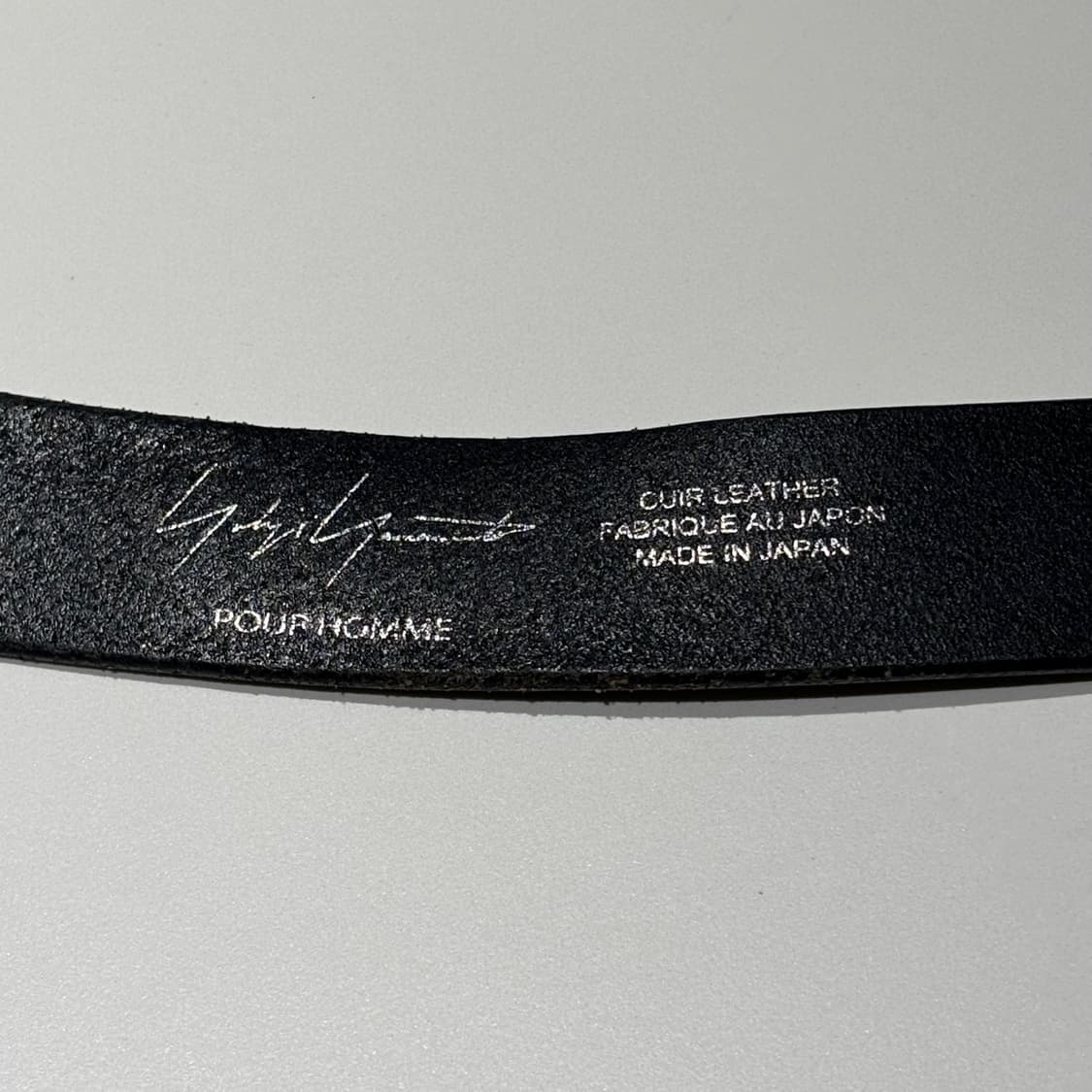 요지 야마모토 뿌르 옴므 라인 벨트  상품이미지6