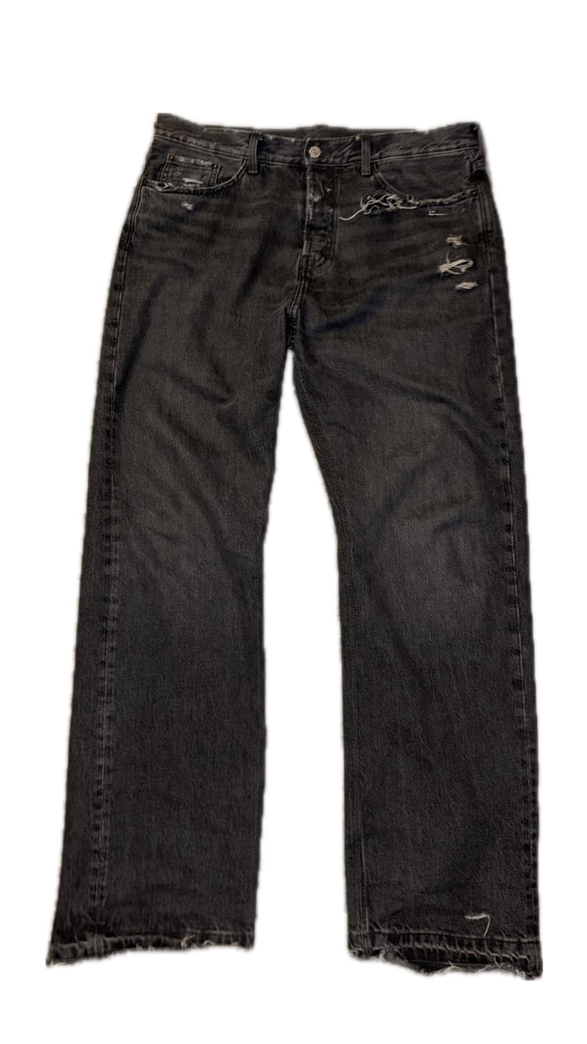 Vintage Black denim pants 상품이미지2