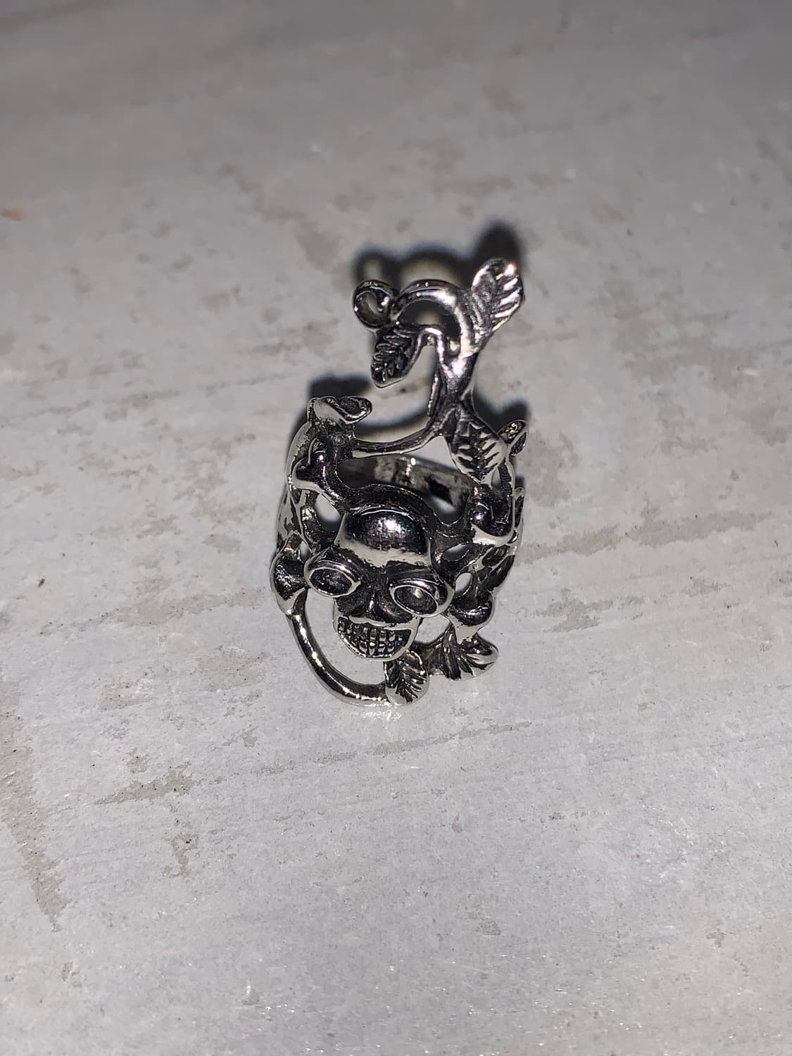 빈티지 오리엔탈 펑크 해골넝쿨링 상품이미지2