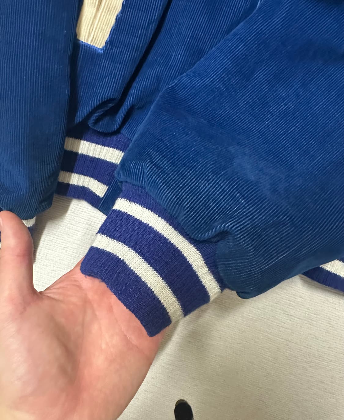 (XL)80s champion corduroy 바시티 상품이미지2