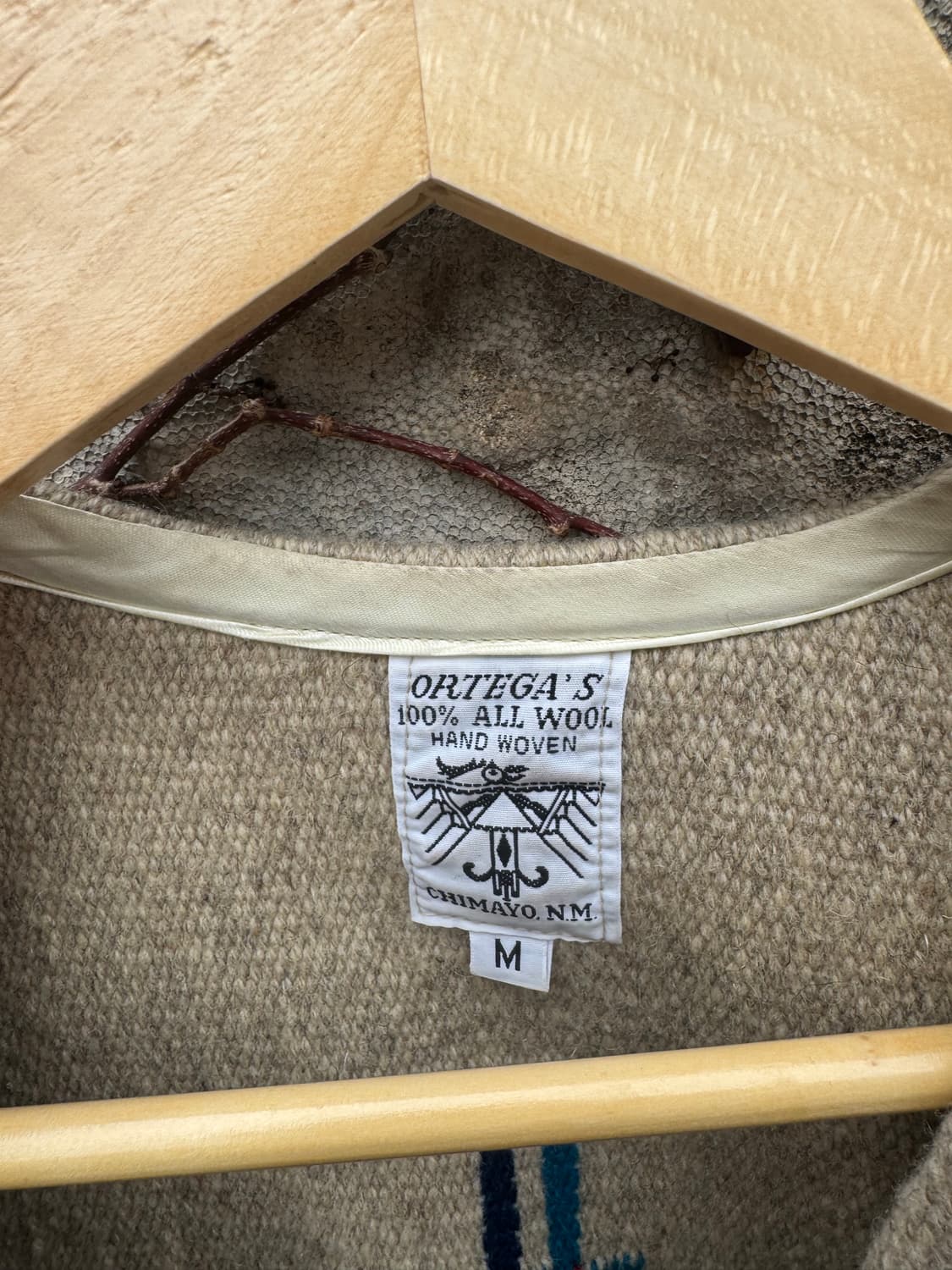 오르테가 핸드 우븐 울 네이티브 웨스턴 치마요 베스트 조끼 42 상품이미지6