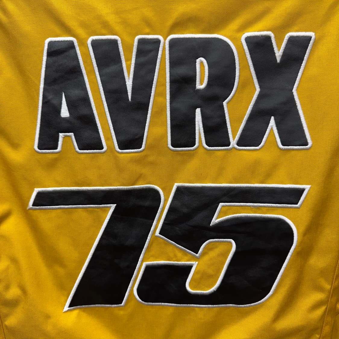00s 아비렉스 데이토나 레이싱자켓 전후면 빅로고 포인트 옐로우 상품이미지7