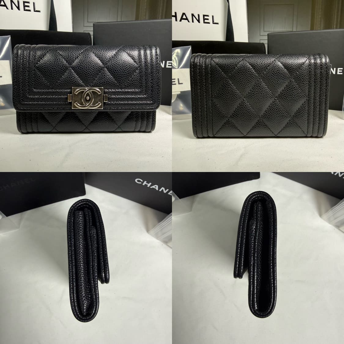 [20SS,풀구성] 샤넬 보이 플랩 카드 홀더 지갑 상품이미지2