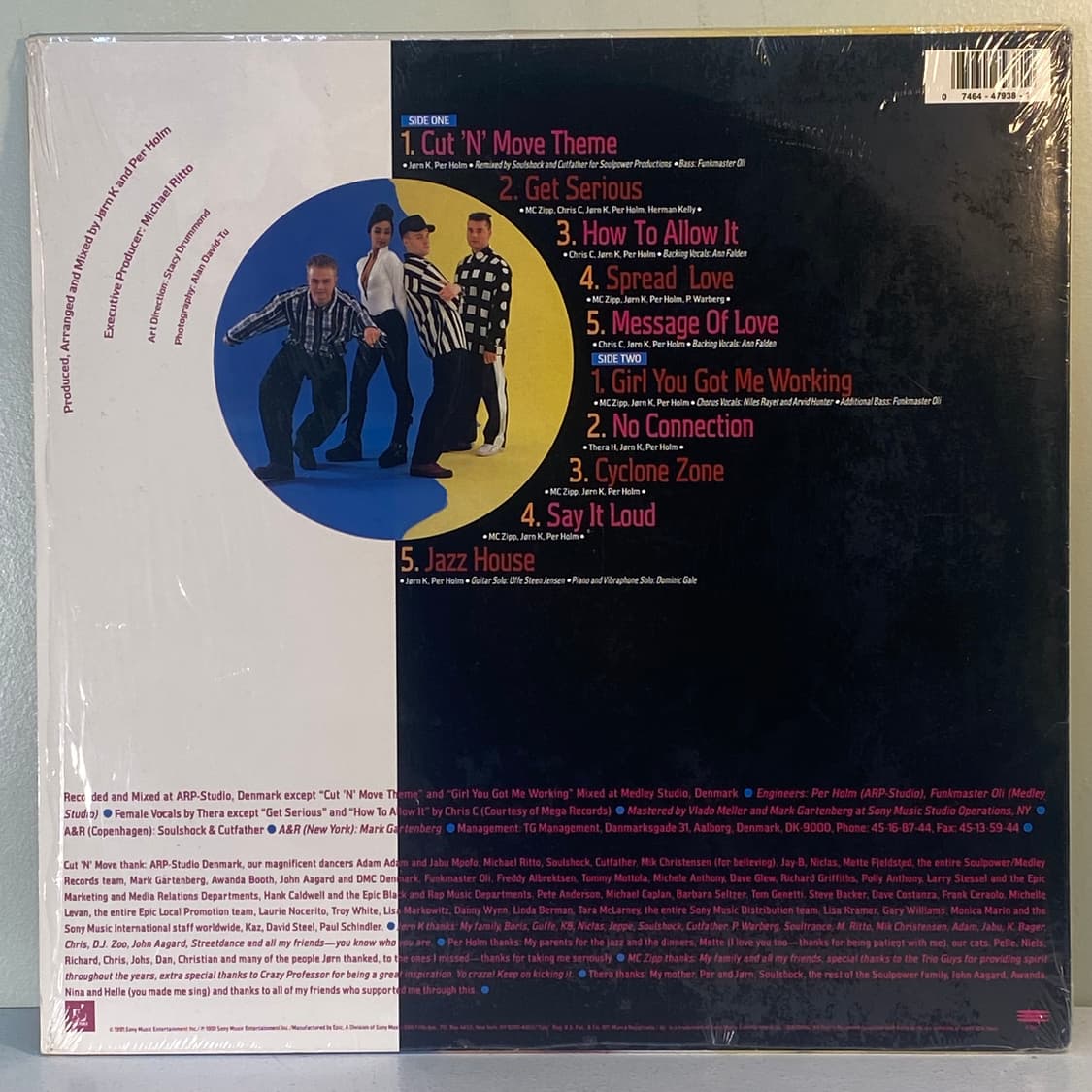 (중고LP-비트/하우스) Cut 'N' Move -Get Serious 상품이미지2