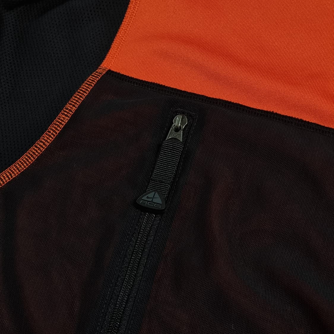 나이키 ACG 베이스레이어 하프 집업 오렌지 블랙 상품이미지6