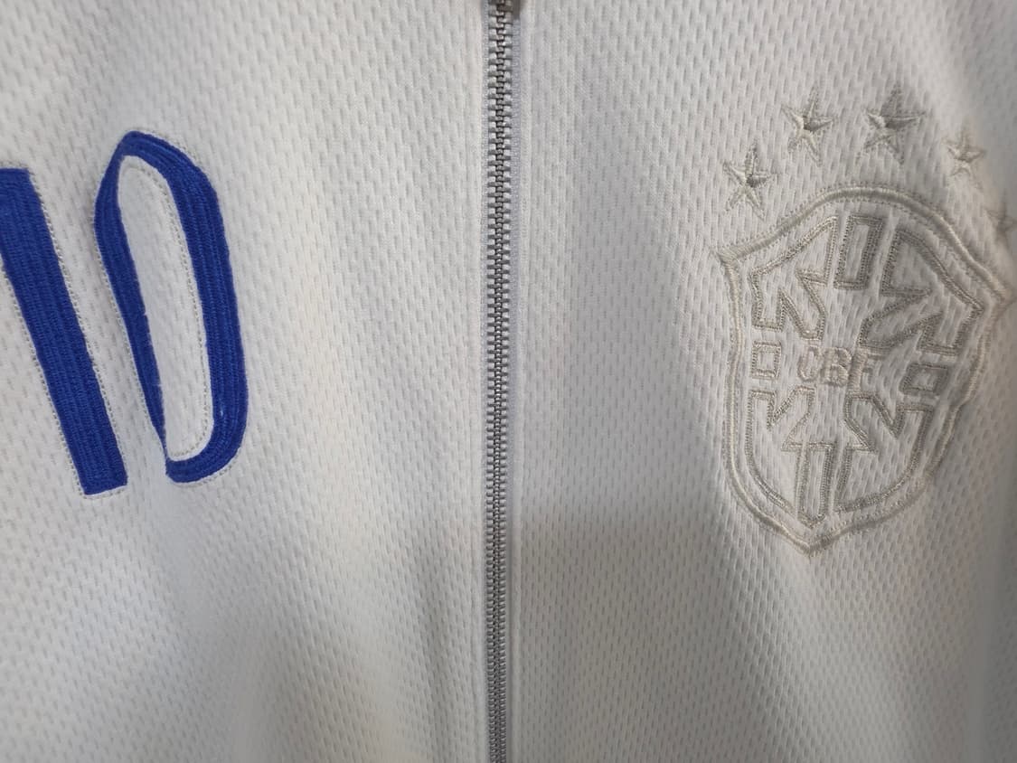 나이키 브라질 국대 트레이닝탑 져지 흰파 상품이미지3