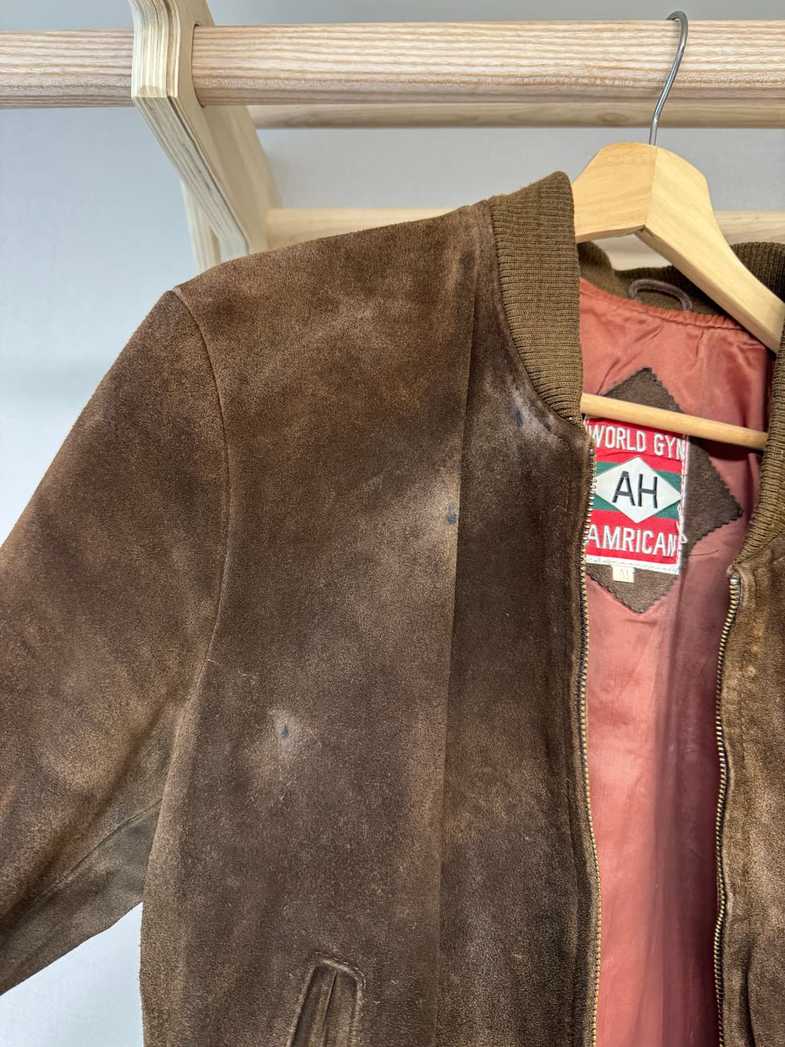 세무 스웨이드 블루종 봄잠바 상품이미지2