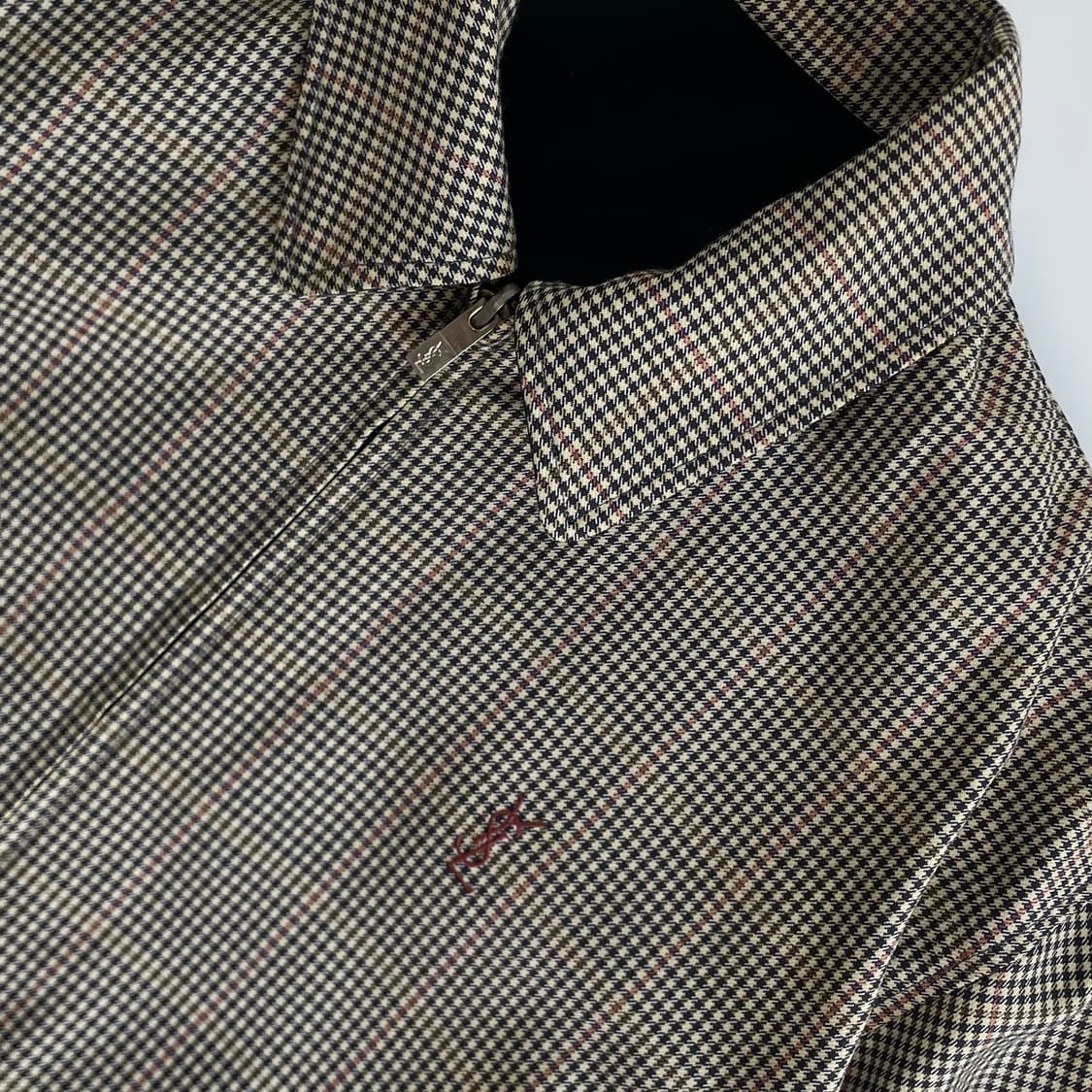 YvesSaintLaurent  입생로랑 시그니처 자수 리버시블 블루종  상품이미지5