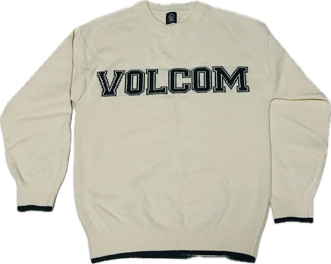 볼컴 레터링 니트 상품이미지1