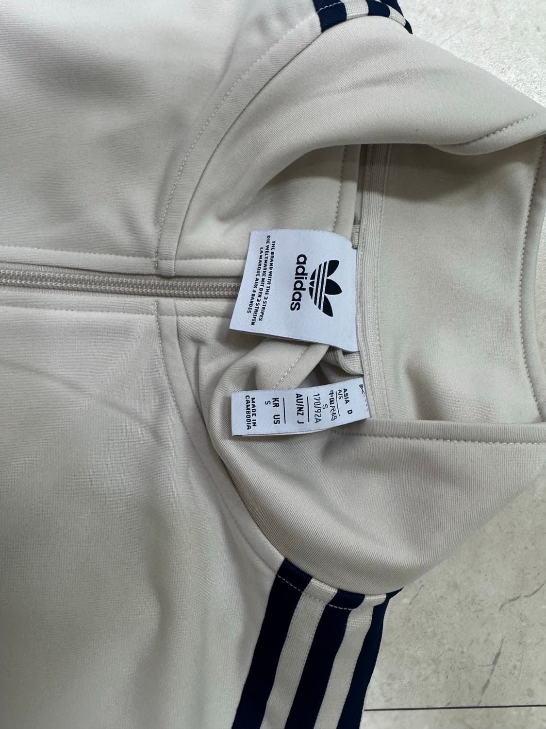 아디다스 오리지널스 베켄바우어 트랙 탑 블리스  s사이즈 상품이미지3