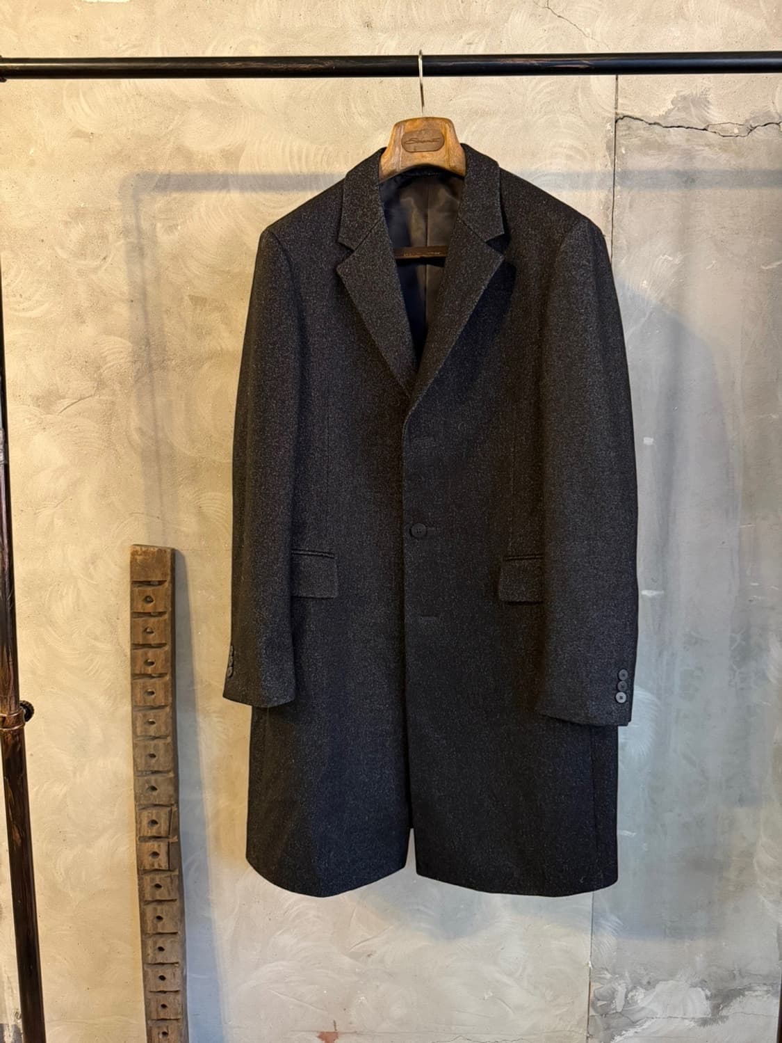 세루띠 커버트울 체스터필드 코트 100 상품이미지10