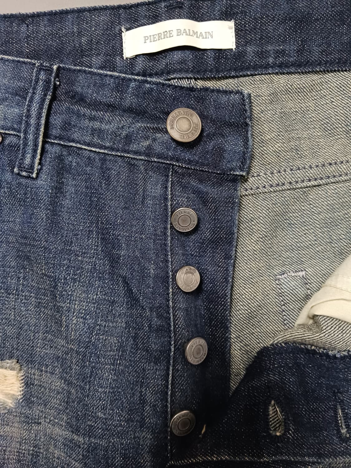 [33] 피에르발망 데미지 리페어진 청바지 상품이미지6