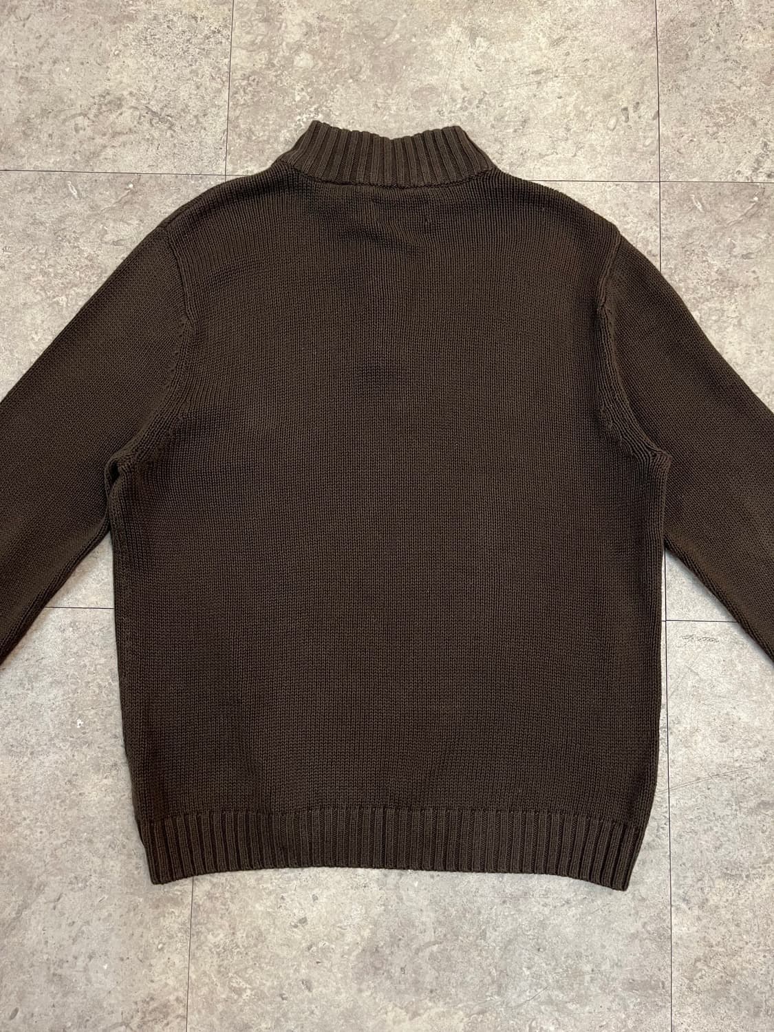 폴로 랄프로렌 챕스 반집업 니트 브라운 XL #csz4031 상품이미지7