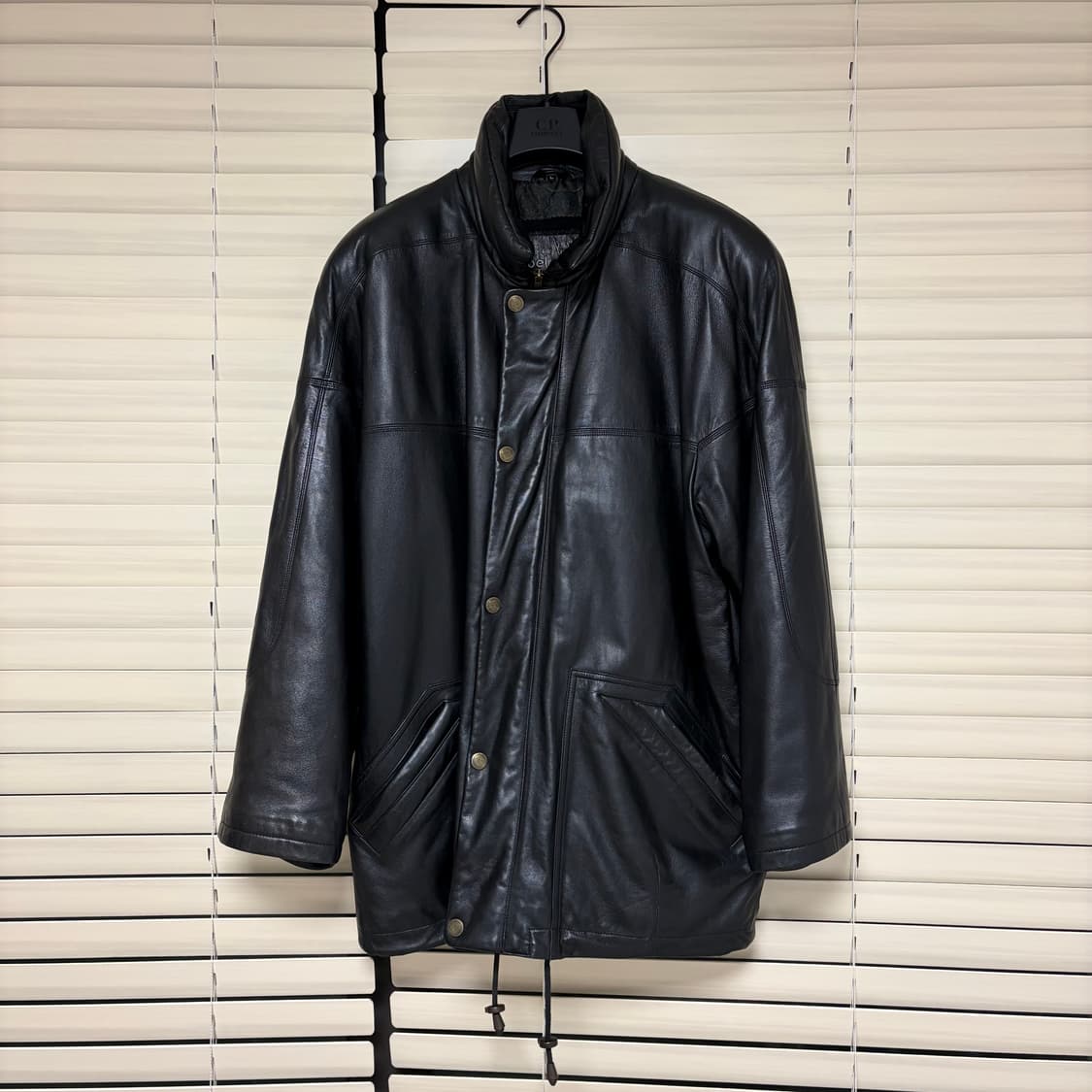 90s 빈티지 램스킨 레더 카코트 자켓 레더 자켓 L 상품이미지8