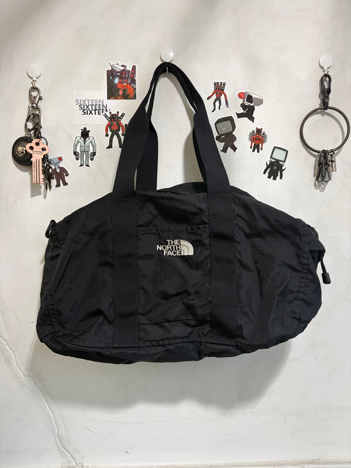 노스페이스 블랙 더플백 상품이미지1