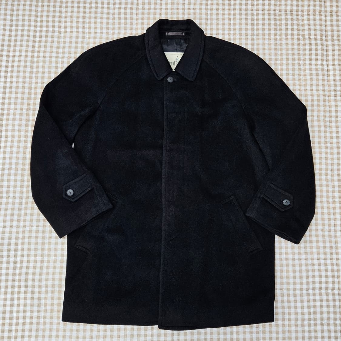 트래드클럽 울 앙고라 하프코트 남자100 상품이미지1