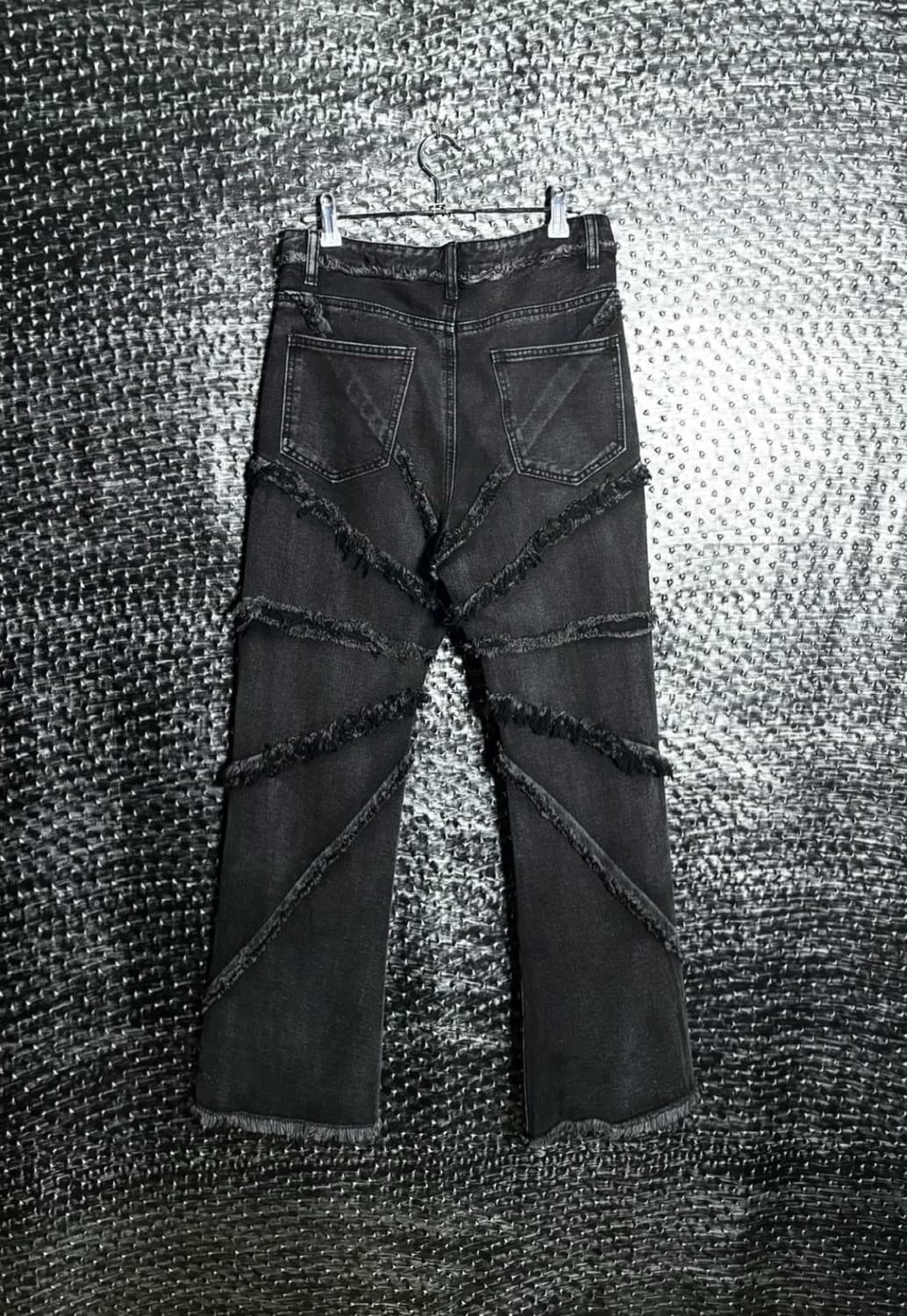 데미지 스트레이트 팬츠 상품이미지2