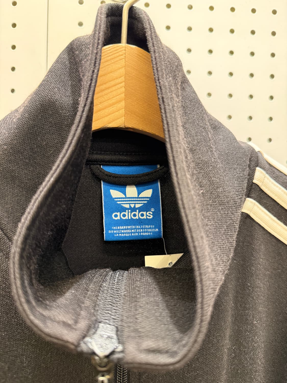 아디다스 베켄바우어 블랙 트랙탑 져지 U1373 상품이미지5