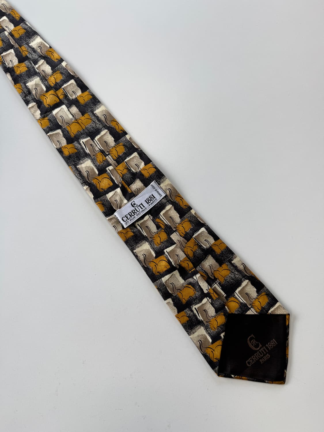 세루티1881 (CERRUTI1881) 실크 넥타이 9.3cm 상품이미지3
