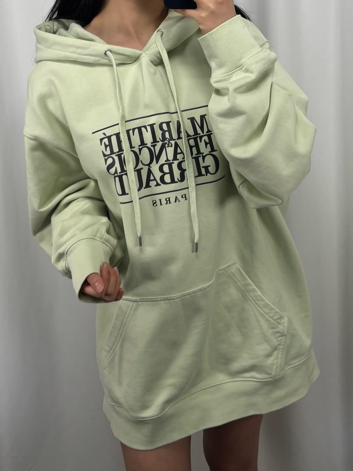 마리떼 프랑소와 저버 로고 후드티 상품이미지2