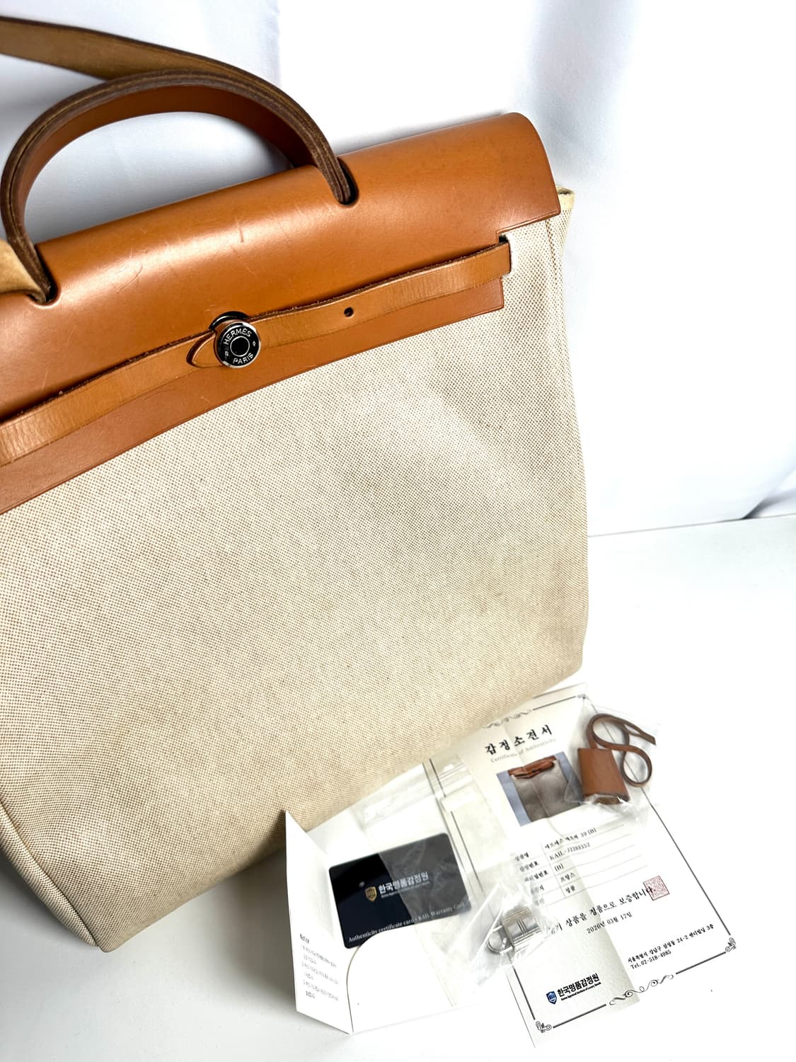 에르메스 에르백 코팅 캔버스 레더 토트 / 숄더백 상품이미지10