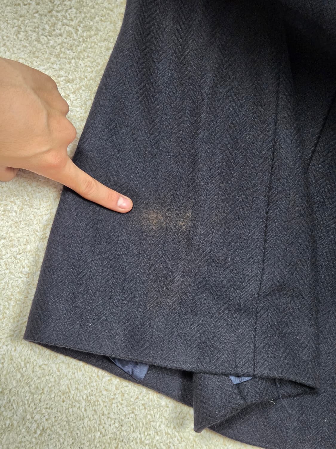 [지방시] 캐시미어 헤링본 3버튼 싱글 코트 | 00231 상품이미지9