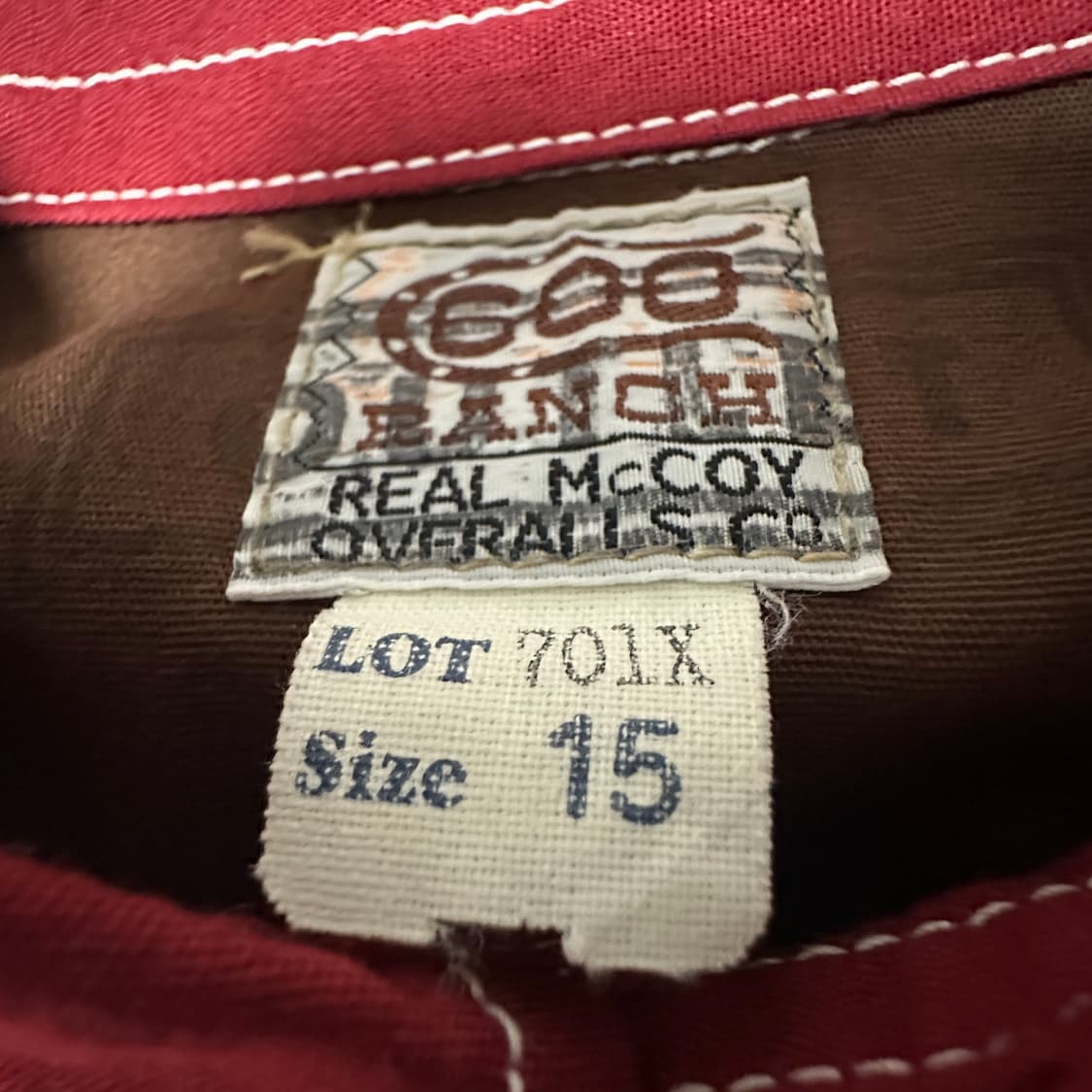 REAL MCCOY 701x western shirt 상품이미지3