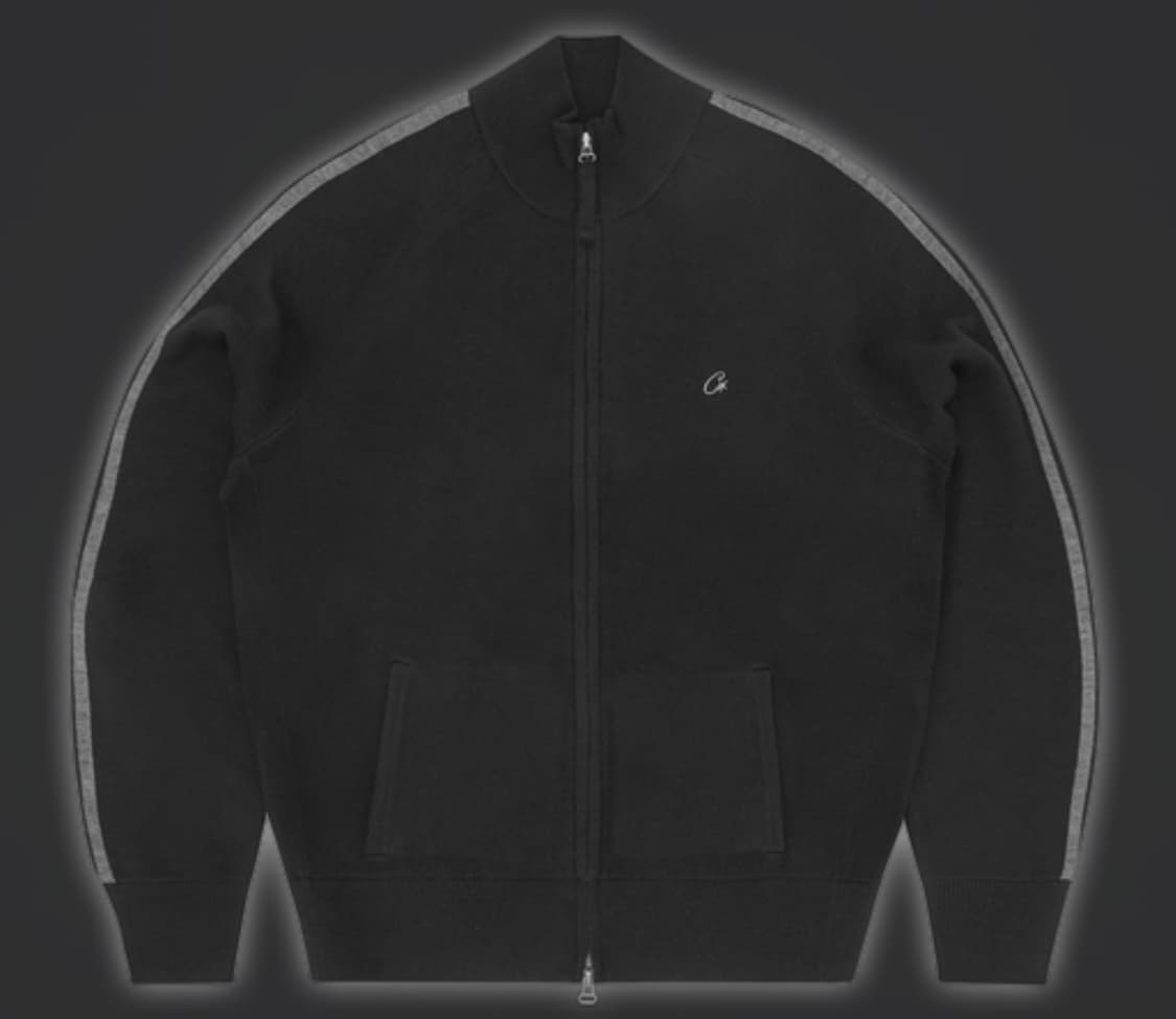 Corteiz  VVS KNIT ZIP UP [BLACK & GREY] 상품이미지1